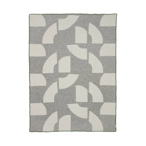Wolldecke 135x185cm | Deko grau