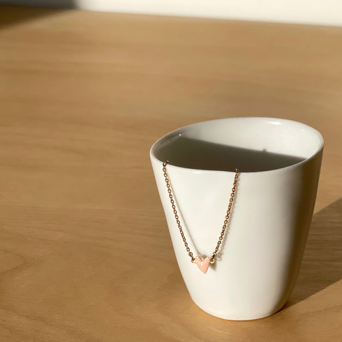 Halskette GRANT | gold, rosa