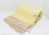 Baumwolldecke 130x170cm | buttermilk yellow