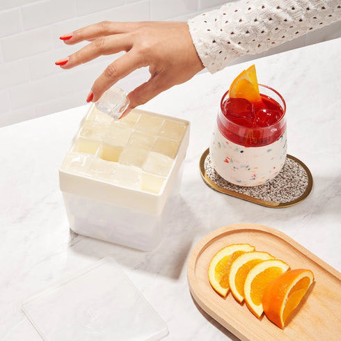 2in1: Eiswürfel & Behälter für Eiswürfel
