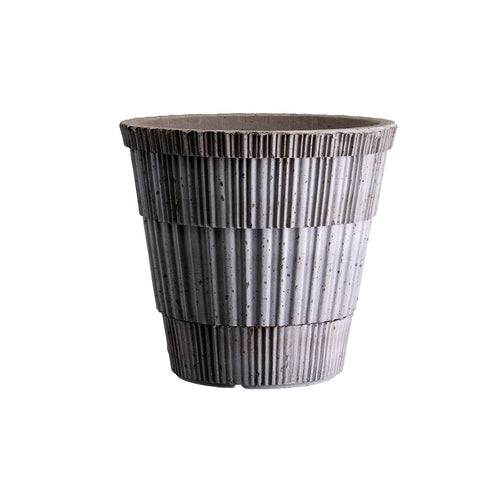 Blumentopf Atlas | grau