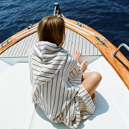 Bade Poncho NARAM creme | 2 Grössen