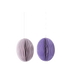 2er Set Honeycomb Ostereier | lilac
