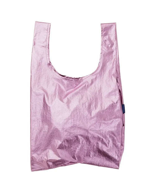 Nylon Shopper | blush metallic