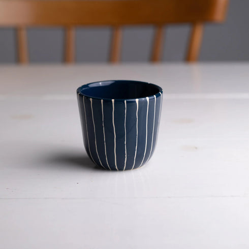 Becher 200ml | striped navy