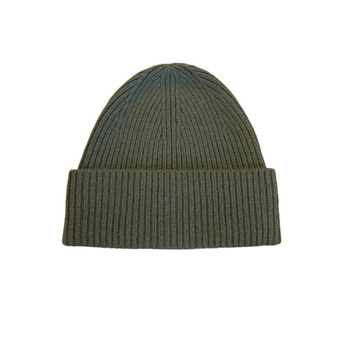 Strickmütze Cashmere | dark olive