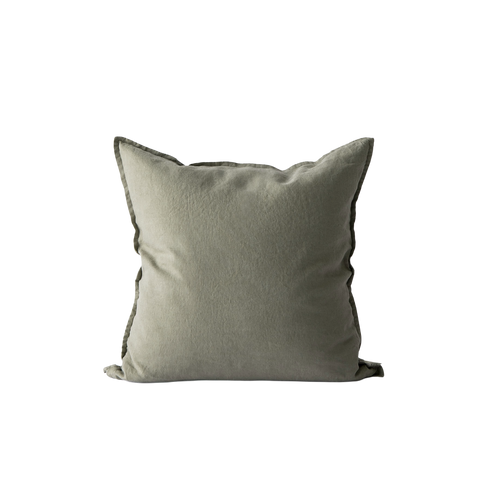 Leinenkissen 50x50cm | olive