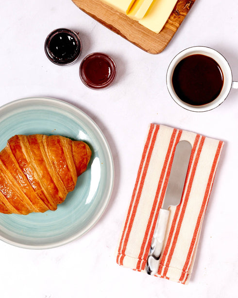 Baumwoll Servietten 2er-Pack | red stripes