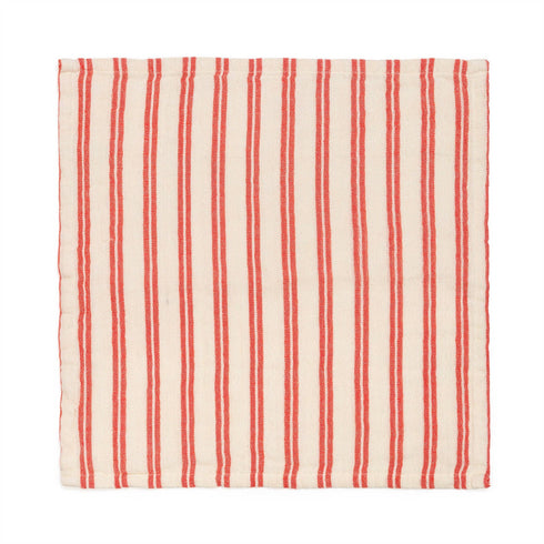 Baumwoll Servietten 2er-Pack | red stripes