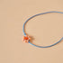 Tiny Flower Armband | peach & sky blue