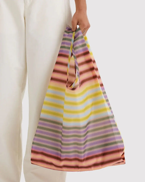 Nylon Shopper | gradient stripes