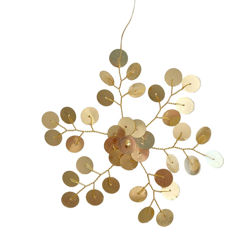 Pailletten Schneeflocke | gold