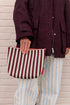 Kosmetik Bag knitted Stripes | mist + fig