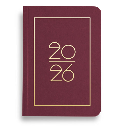 Pocket Kalender 2026 (A6) | bordeaux