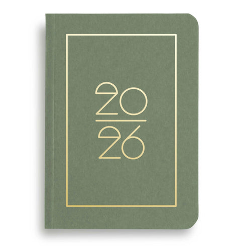 Pocket Kalender 2026 (A6) | mid green
