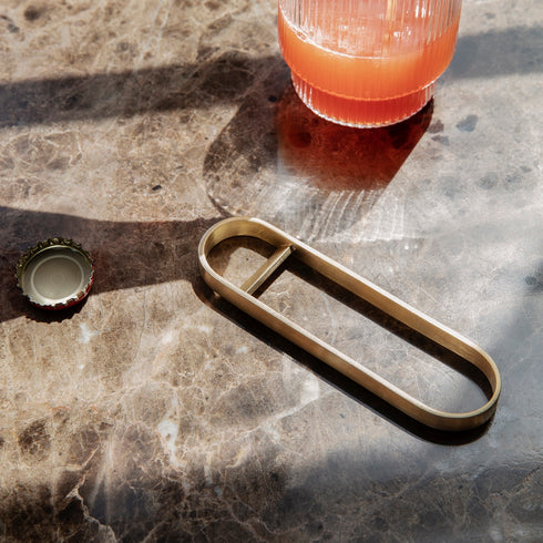 Flaschenöffner Fein | messing