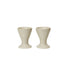 2er Set Eierbecher Flow | offwhite
