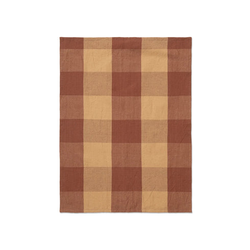 Hale Geschirrtuch | beige-terracotta