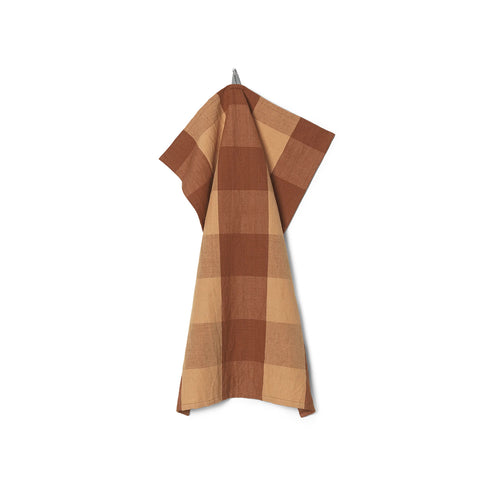 Hale Geschirrtuch | beige-terracotta