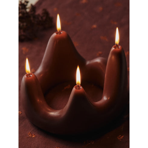 Stala Kerzenring | dark grape