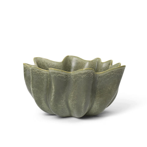 Nium Bowl dark sage | Ø 36cm