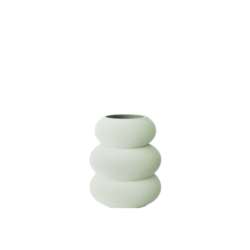 3D Vase Flow klein | pistachio green