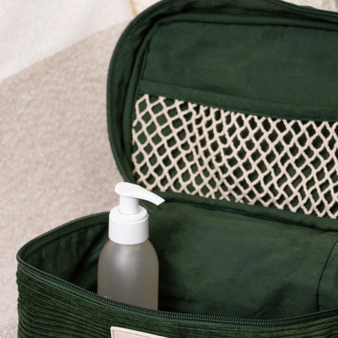 Neccessaire Gaspard | Cord tannengrün