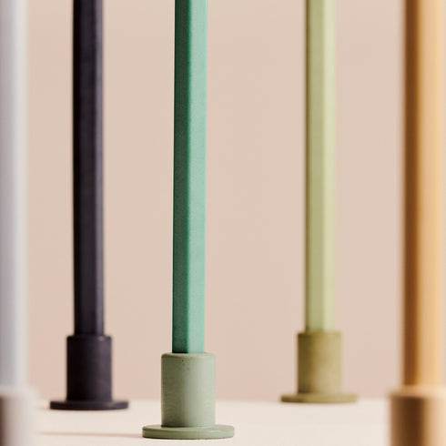 Kerzenständer Tube (S) matt | emerald green