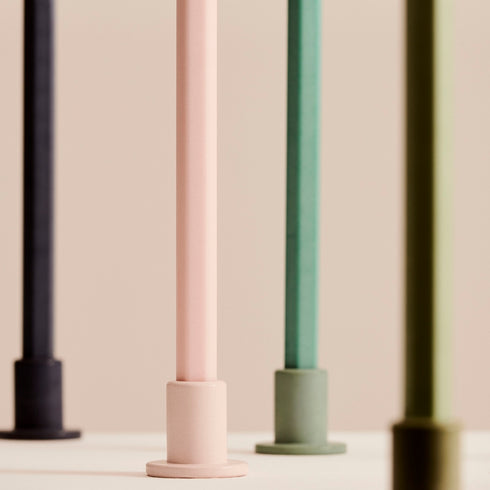 Kerzenständer Tube (S) matt | emerald green