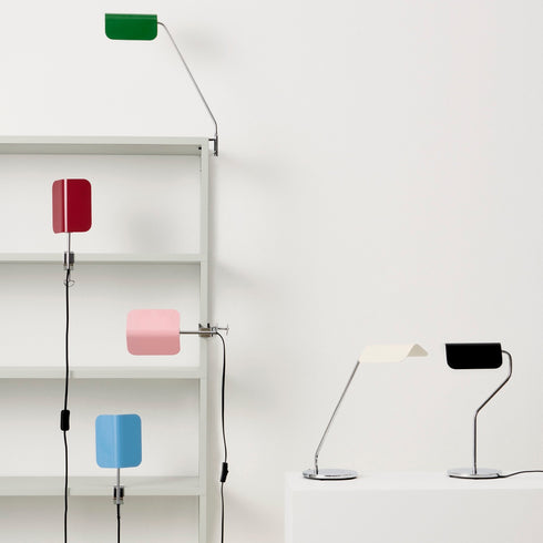 Apex Clip Lamp | Oyster white