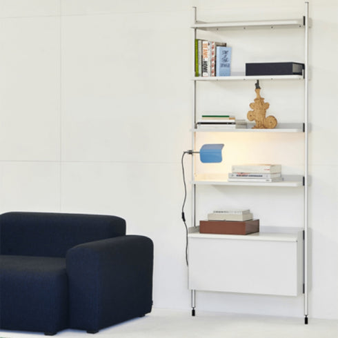 Apex Clip Lamp | pastel blue