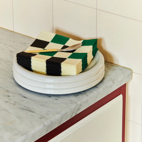 Papier Servietten Dinner XL | light pink, bordeaux, black