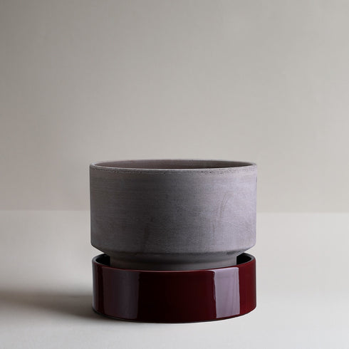 Unterteller für The Hoff Pot | deep burgundy