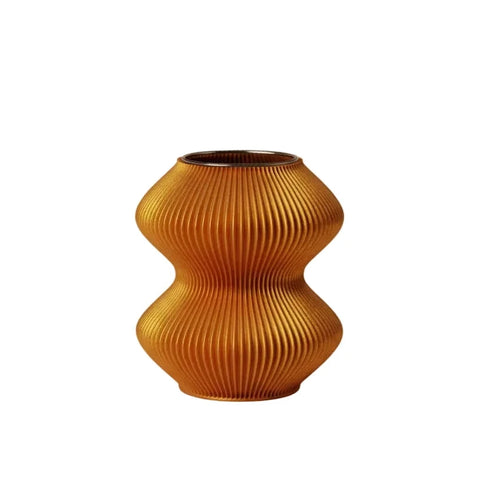 3D Vase Jelly | golden orange