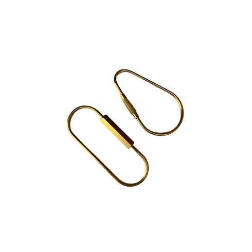 Schlüssel Ring Messing | zwei Formen