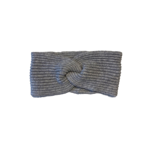 Stirnband Cashmere/Wolle | hellgrau