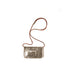 Handy Tasche Leder | gold/cognac