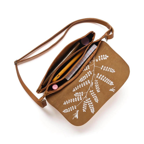 Handtasche Leder | cognac