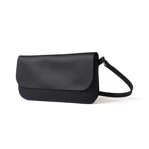Handtasche Leder | schwarz