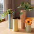 Vase Ray | yellow striped