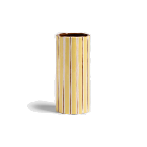 Vase Ray | yellow striped