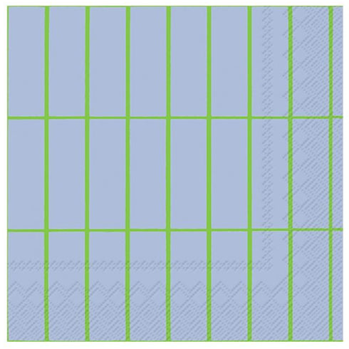 Servietten 2 Grössen | tiiliskivi light blue green