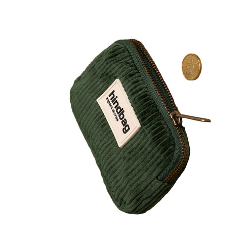 Geldbörse Lili | Cord tannengrün