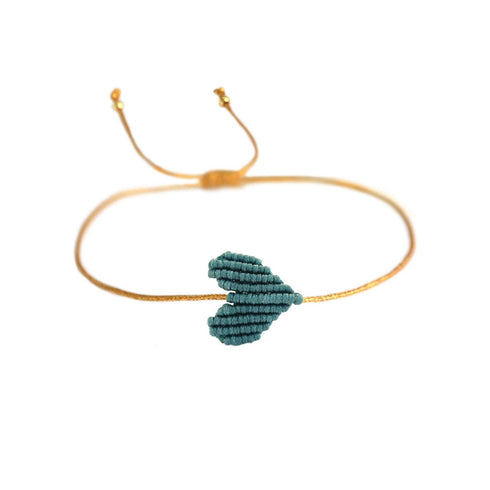 Armband Herz | Meeresgrün