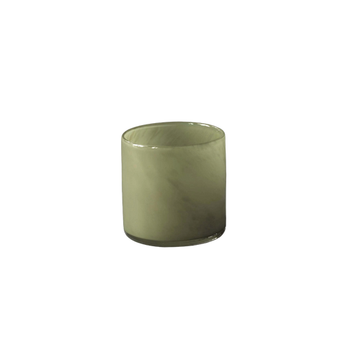 Windlicht Glas Lyric S | olive