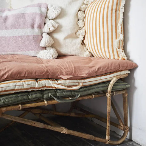 Matratzen Kissen 70x180cm | check stone/blue/bordeaux