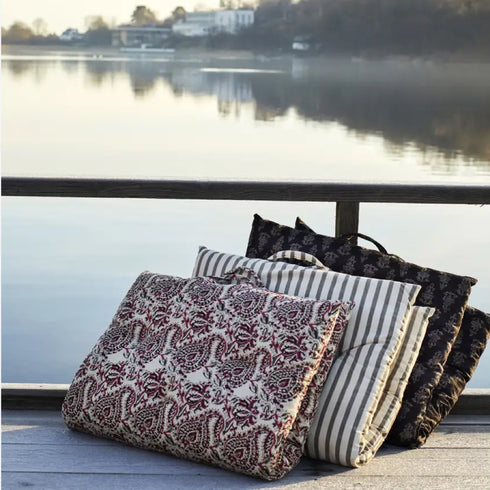 Matratzen Kissen 60x100cm | striped grey