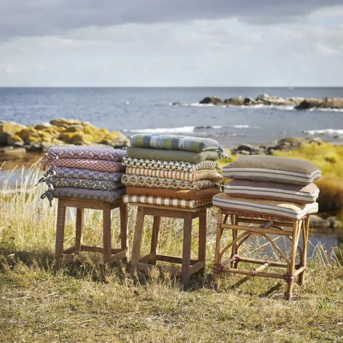 Sitzkissen | vichy ocker