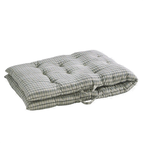 Matratzen Kissen 70x180cm | check stone/blue/bordeaux