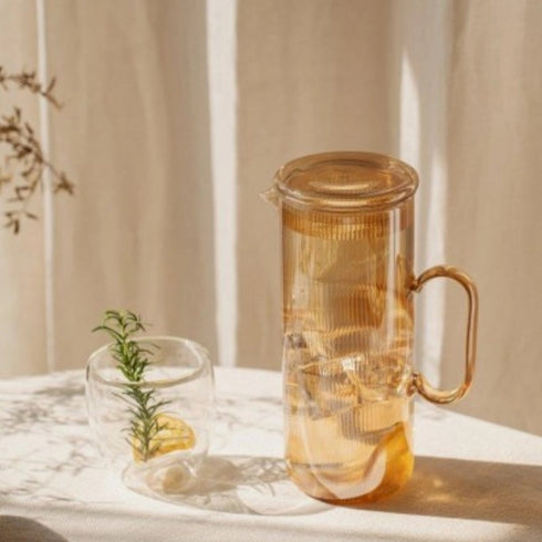 Glas Karaffe 1.2 Liter | amber